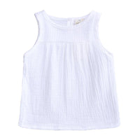 Load image into Gallery viewer, Baby Toddler Muslin Plain Tank Top Wholesale 884358
