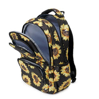 Load image into Gallery viewer, Kid Sunflower Print Backpack Wholesale 54441538
