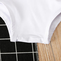 Load image into Gallery viewer, 2-Piece Baby Toddler Girl Independence Day Set Off Shoulder Glasses Bodysuit With Flared Pants Wholesale 1499018
