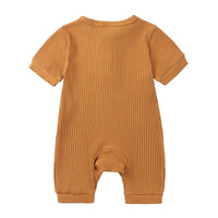 Load image into Gallery viewer, Baby Ribbed Plain Basic Romper Wholesale 512188
