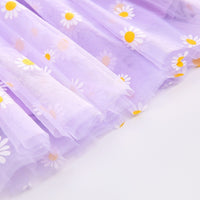 Load image into Gallery viewer, Little Girl Embroidery Daisy Flower Mesh Cami Dress  Wholesale 0056747
