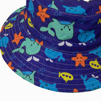 Load image into Gallery viewer, Kid Crab Fish Starfish Print Bucket Hat Wholesale 09011390
