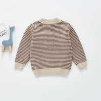 Load image into Gallery viewer, Pocket Color Blocking Knitted Sweater For Baby Boy Wholesale 1923171
