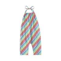 Load image into Gallery viewer, Little Girl Fruit Print Halter Jumpsuit Wholesale 5809048
