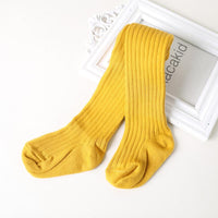 Load image into Gallery viewer, Baby Kid Girl Solid Color Ribbed Tights Wholesale 00851318
