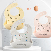 Load image into Gallery viewer, Cartoon Silicone Baby Bib Wholesale 1830622
