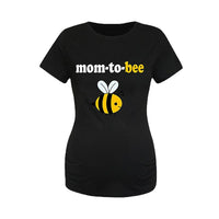 Load image into Gallery viewer, mom-to-bee Print Maternity T-shirt Wholesale 36511486
