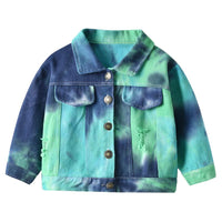 Load image into Gallery viewer, Toddler Boy And Girl Ripped Plain Jacket Wholesale 2320198
