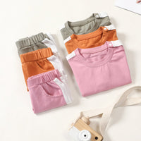 Load image into Gallery viewer, 2-Piece Baby Side Stripe Tracksuit Set Wholesale 41771574
