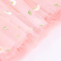 Load image into Gallery viewer, Kid Girl Embroidery Daisy Flower Mesh Skirt  Wholesale 9111746
