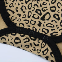 Load image into Gallery viewer, 2 Pieces Baby Leopard Print Bodysuit And Headband Wholesale 9360481

