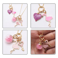 Load image into Gallery viewer, Girl Flamingo Pendant Necklace Wholesale 67171544
