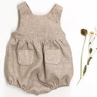 Load image into Gallery viewer, Baby Backless Solid Color Tank Bodysuit With Pocket Wholesale 17081444
