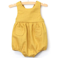 Load image into Gallery viewer, Baby Backless Solid Color Tank Bodysuit With Pocket Wholesale 17081444
