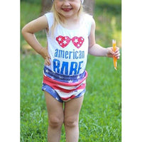 Load image into Gallery viewer, Baby Toddler American Dude Or Baby Outfit Tank Top Match Stripe Shorts Set Wholesale 9063020
