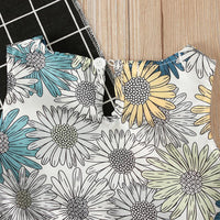 Load image into Gallery viewer, Baby Toddler Girl V-neck Floral Print Tank Dress  Wholesale 9885025
