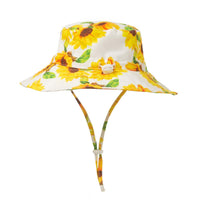 Load image into Gallery viewer, Little Girl Floral Print Bucket Hat Wholesale 14071392
