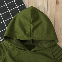 Load image into Gallery viewer, 2-Piece Little Boy Solid Color Set Hooded Top And Pants  Wholesale 4385027
