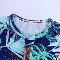 Load image into Gallery viewer, Baby Girl Plant Flower Print Romper wholesale 125470
