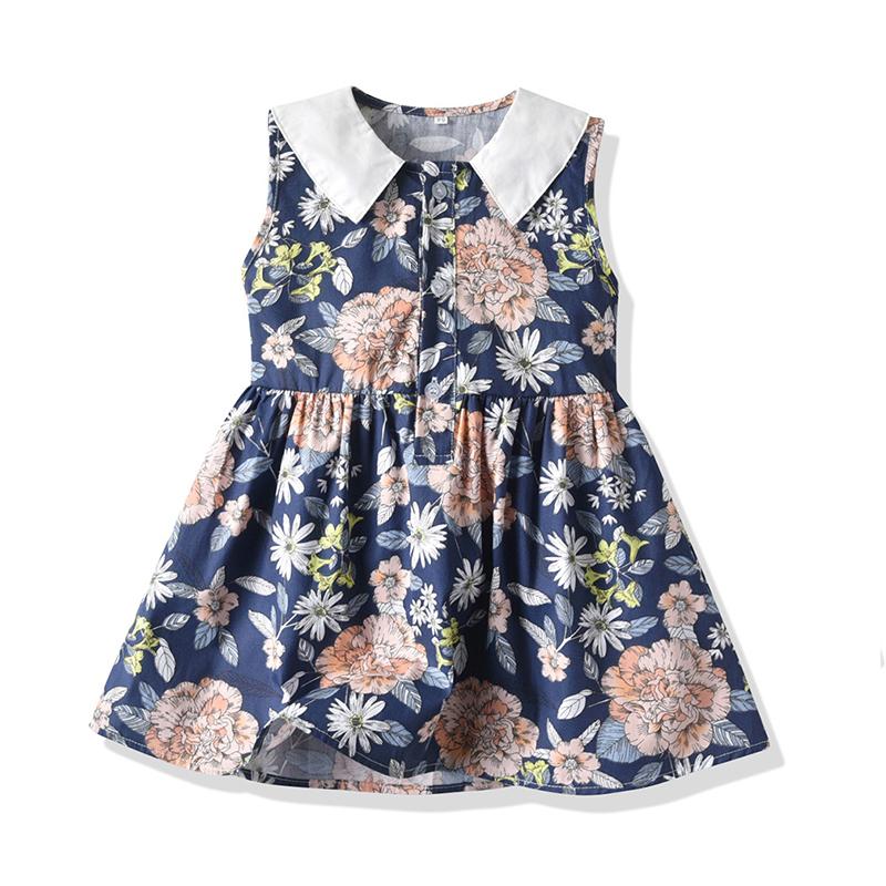 Girl's Floral Dress Wholesale 6773687