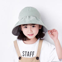 Load image into Gallery viewer, 3 Pieces Kid Girl Solid Color Bucket Hat Wholesale 09691142
