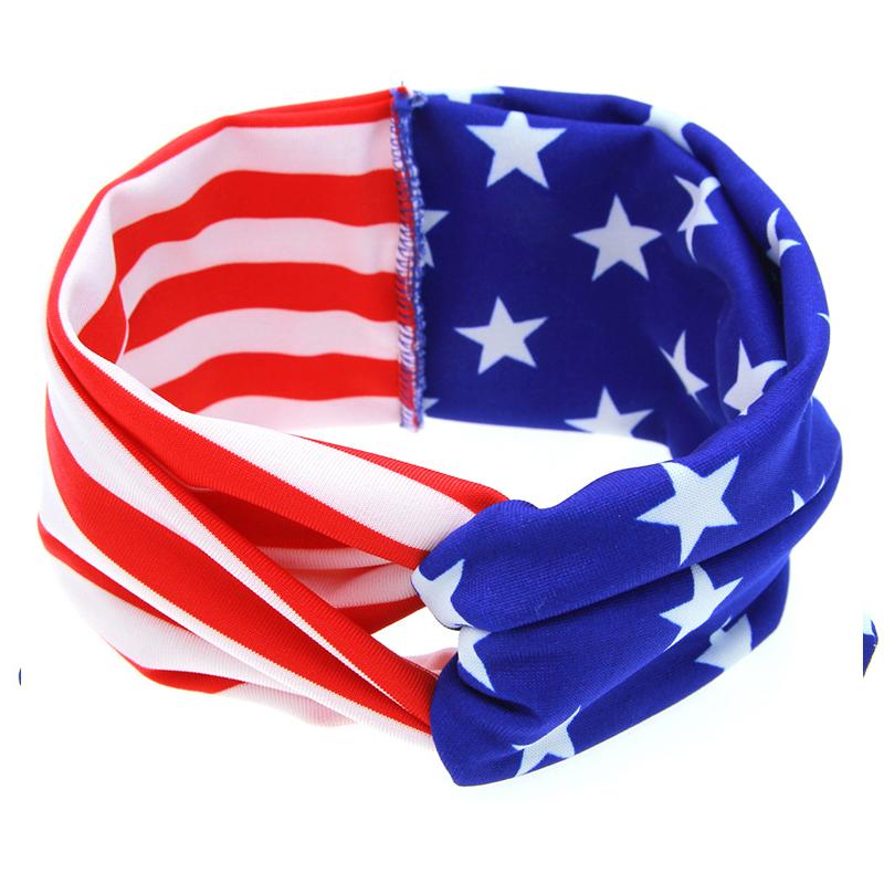 Independence Day Star Stripe Headband Wholesale 47631777
