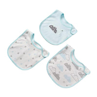 Load image into Gallery viewer, 3 Packs Baby Animal Pattern Bib Wholesale 47102867
