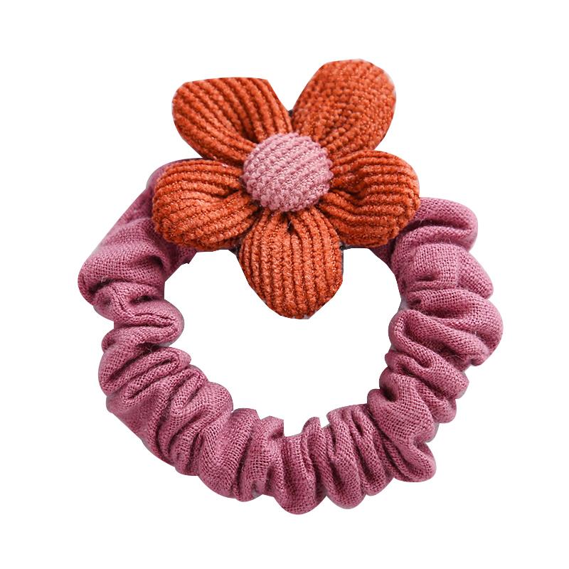 Kid Girl Flower Decor Scrunchies Wholesale 13221466