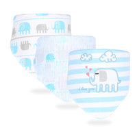 Load image into Gallery viewer, 3-Pack Baby Unisex Animal &amp; Cartoon Pattern Bib Wholesale 48612868
