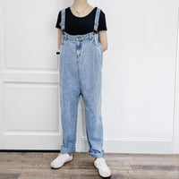 Load image into Gallery viewer, Girl High Rise Suspender Jeans Wholesale 06641044
