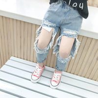 Load image into Gallery viewer, Kid Unisex Ripped Jeans Wholesale 50841541

