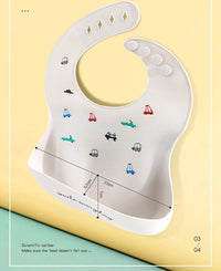 Load image into Gallery viewer, Cartoon Silicone Baby Bib Wholesale 1830622
