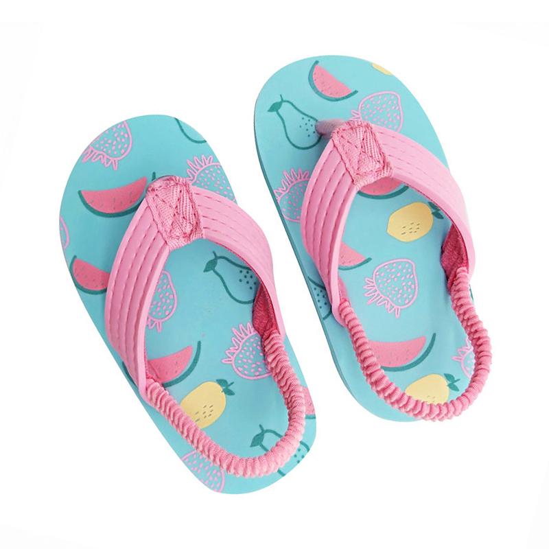 Toddler Girls Fruit Print Slippers Beach Shoes Wholesale 1629505