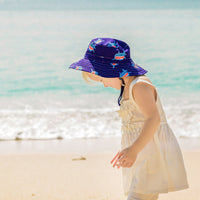 Load image into Gallery viewer, Kid Crab Fish Starfish Print Bucket Hat Wholesale 09011390
