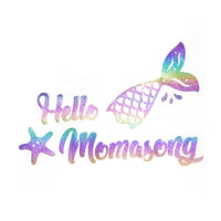 Load image into Gallery viewer, One-piece Girl Mermaid Print Swimsuit And Hat Wholesale 4469606
