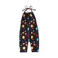 Load image into Gallery viewer, Little Girl Fruit Print Halter Jumpsuit Wholesale 5809048
