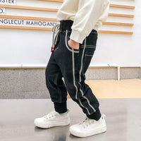 Load image into Gallery viewer, Kid Boy Drawstring Denim Pants Wholesale 10371504
