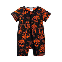 Load image into Gallery viewer, Baby Girl Plant Flower Print Romper wholesale 125470
