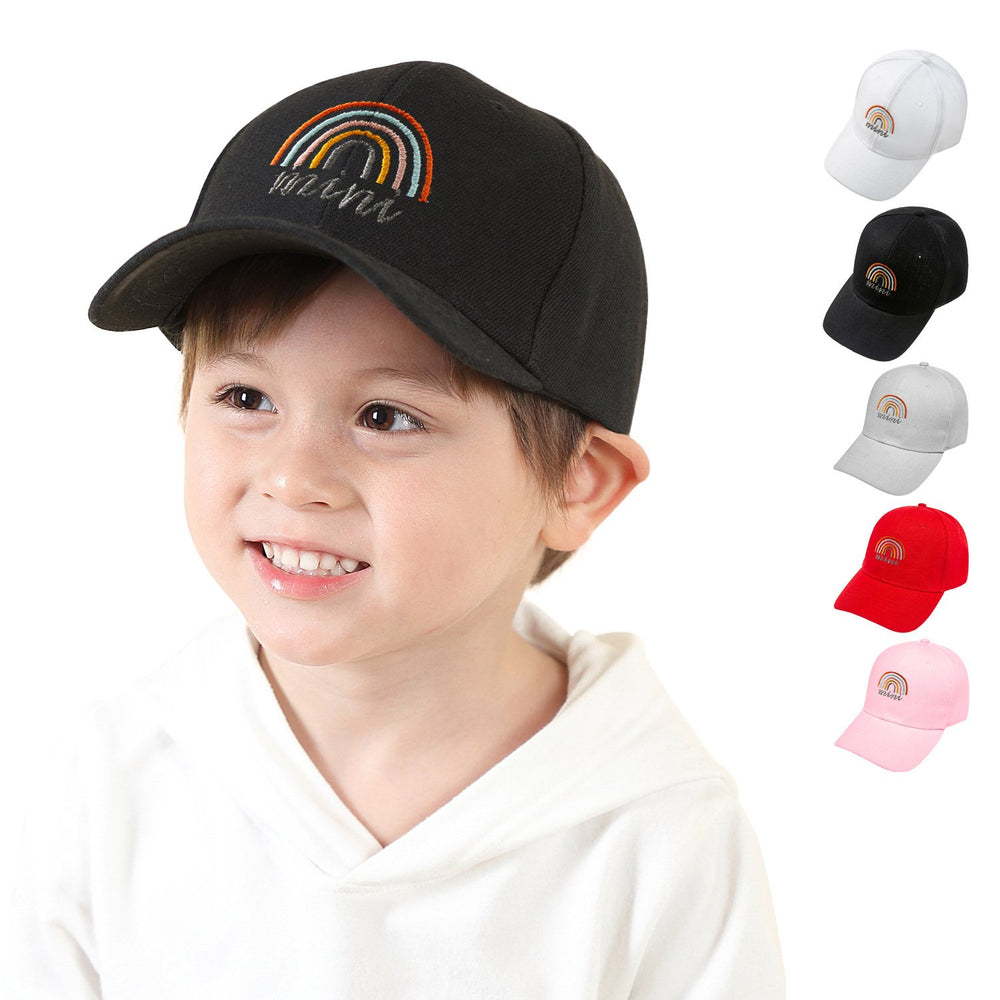 3 Pieces Kid Boy Girl Embroidery Rainbow Baseball Cap Wholesale 47241372