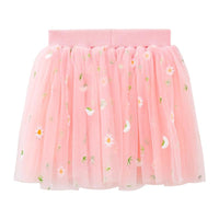 Load image into Gallery viewer, Kid Girl Embroidery Daisy Flower Mesh Skirt  Wholesale 9111746
