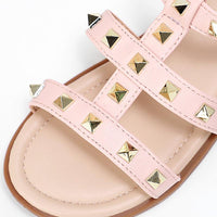 Load image into Gallery viewer, Kid Girl Studded Sandals Wholesale 15021453
