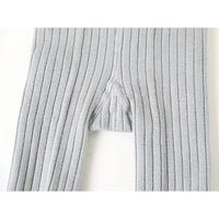 Load image into Gallery viewer, Baby Kid Girl Solid Color Ribbed Tights Wholesale 00851318
