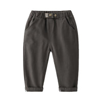 Load image into Gallery viewer, Solid Color Boy Trousers Wholesale 1267677
