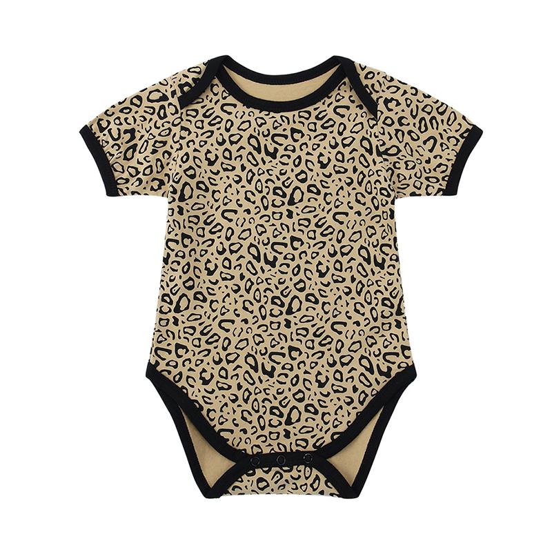 Baby Leopard Print Bodysuit Wholesale 68371333