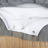 Load image into Gallery viewer, Baby Girl Unicorn Print Mesh Tank Bodysuit Dress Wholesale 1142024
