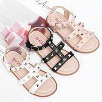 Load image into Gallery viewer, Kid Girl Studded Sandals Wholesale 15021453

