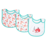 Load image into Gallery viewer, 3 Packs Baby Animal Pattern Bib Wholesale 47102867
