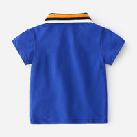 Load image into Gallery viewer, Kid Boy Stripe Polo Tee Wholesale 9440683
