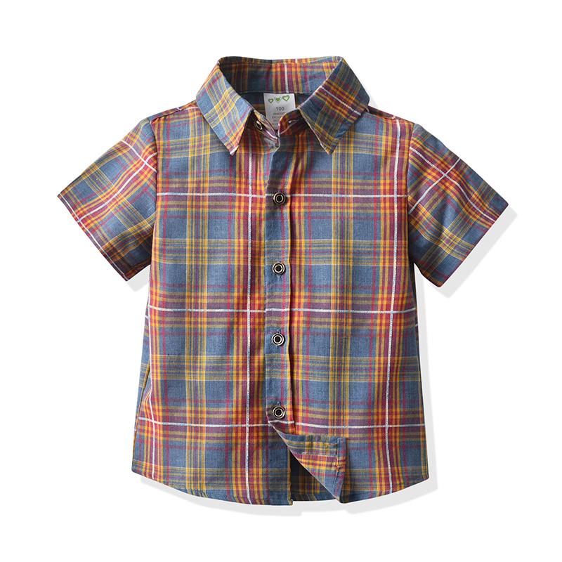 Toddler Boy Plaid Shirt Wholesale 36771344