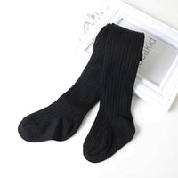 Load image into Gallery viewer, Baby Kid Girl Solid Color Ribbed Tights Wholesale 00851318
